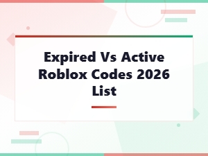 Expired vs Active Roblox Codes List